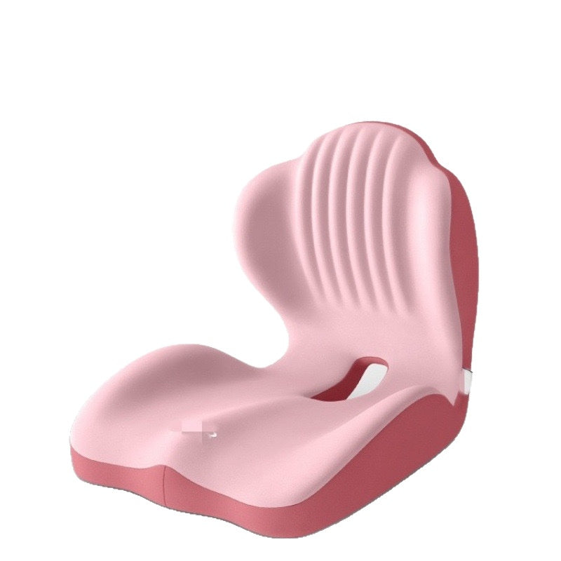 Blush pink memory foam seat and back cushion