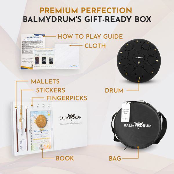 Balmy Steel Tongue Drum