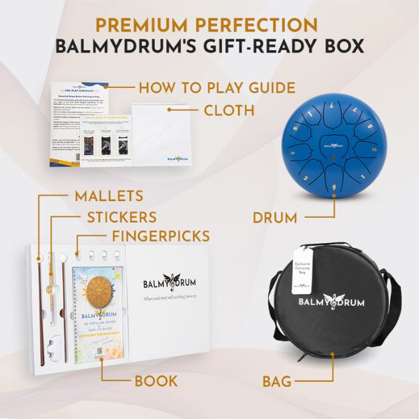 Balmy Steel Tongue Drum