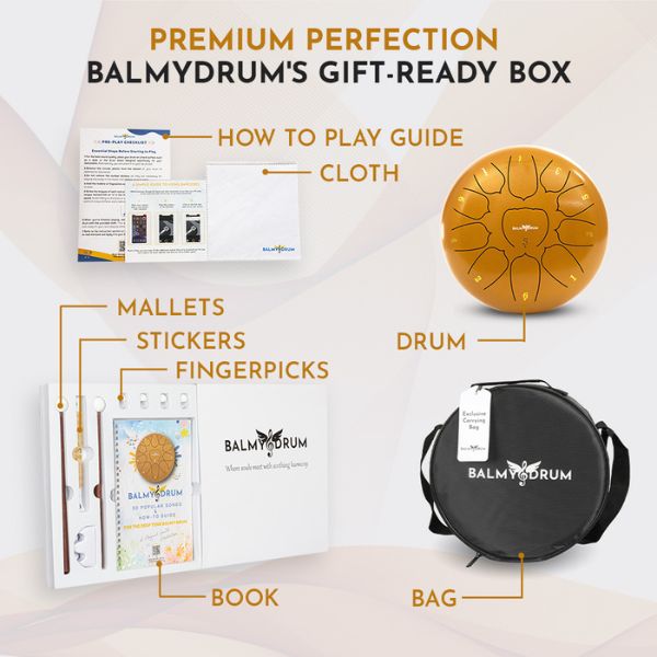Balmy Steel Tongue Drum