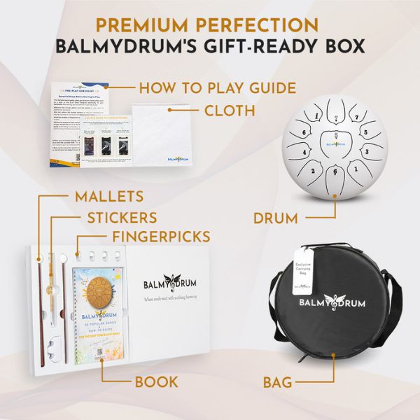 Balmy Steel Tongue Drum