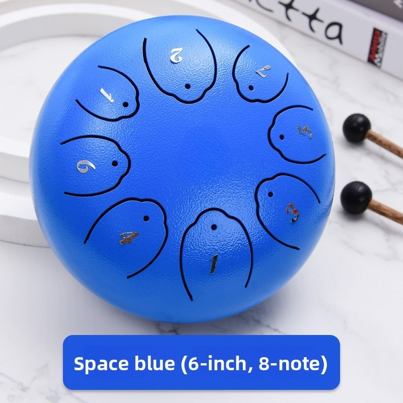 Suzu steel tongue drum, space blue