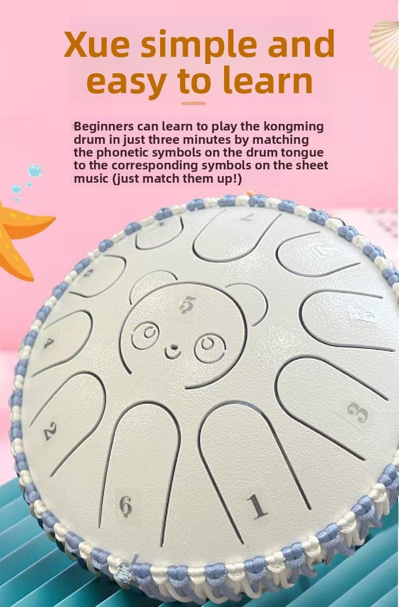 Kane steel tongue drum with labeled notes