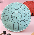 Kane 7-inch steel tongue drum with 11 notes and mallets