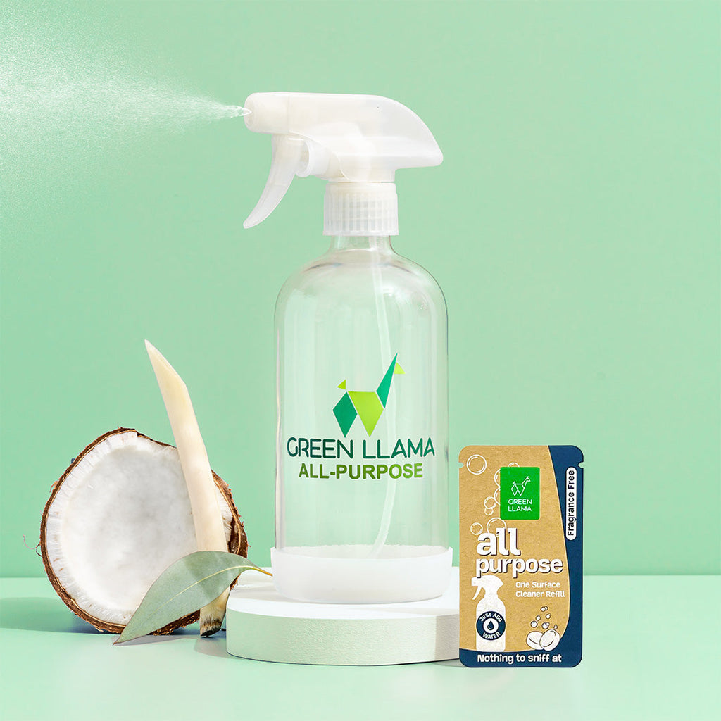 Fragrance-Free All-Purpose Glass Bottle Kit by Green Llama