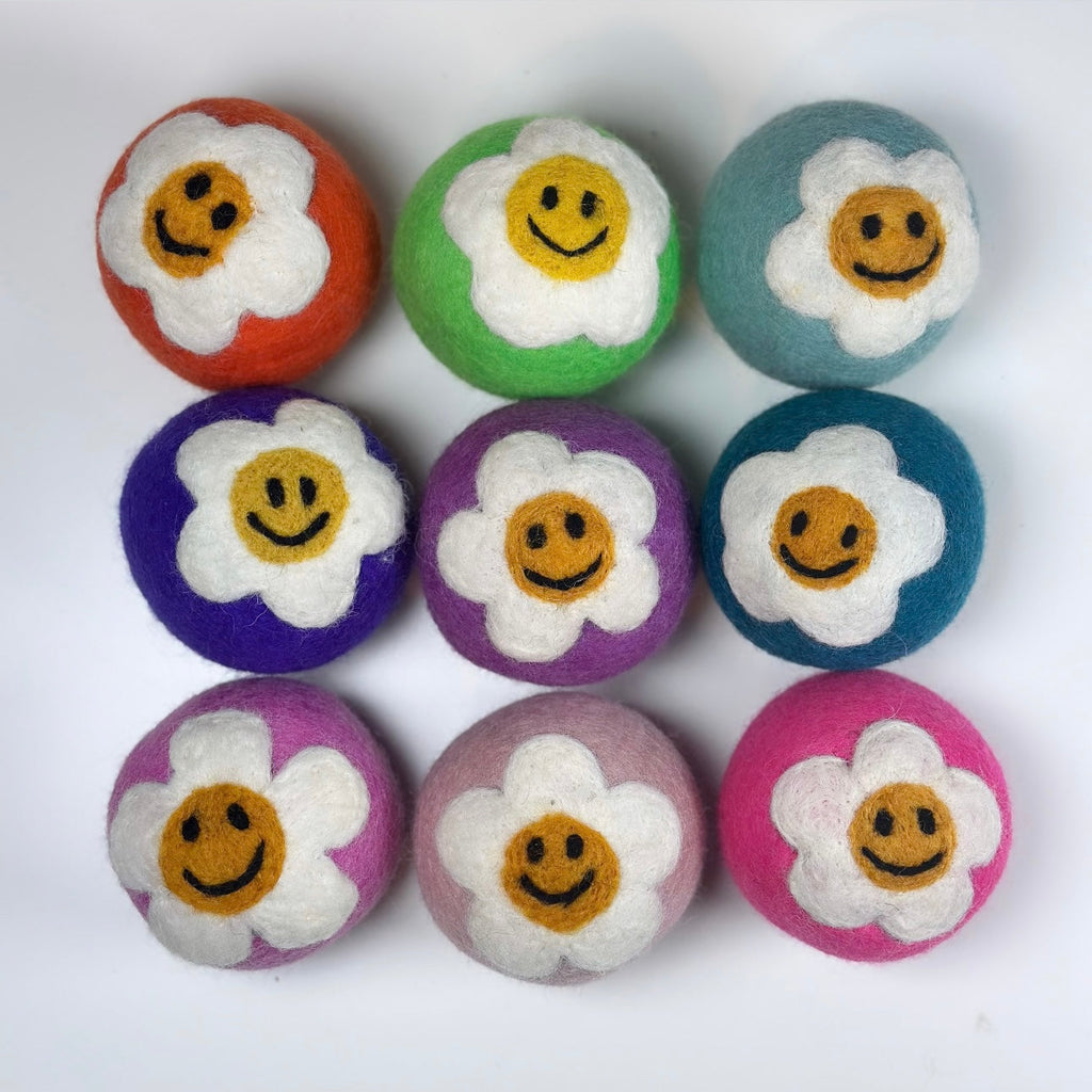 Organic Wool Dryer Ball, In Bloom Purple (single)