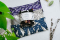 Mabuta lavender eye pillows stacked, cotton prints