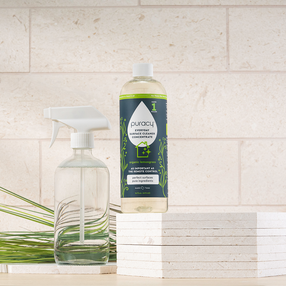 Everyday Multi-Surface Cleaner, 16 fl oz by Puracy, in use