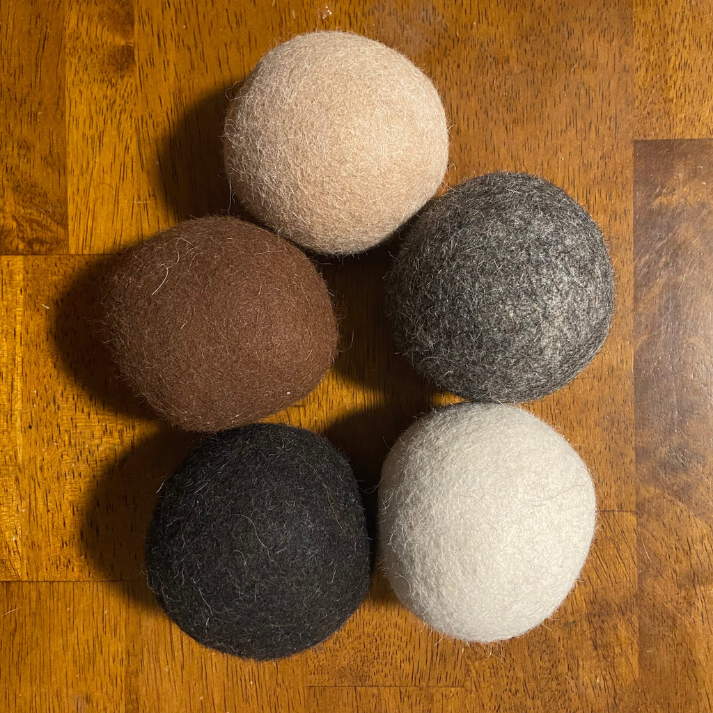 Alpaca Wool Dryer Balls, 3-pack