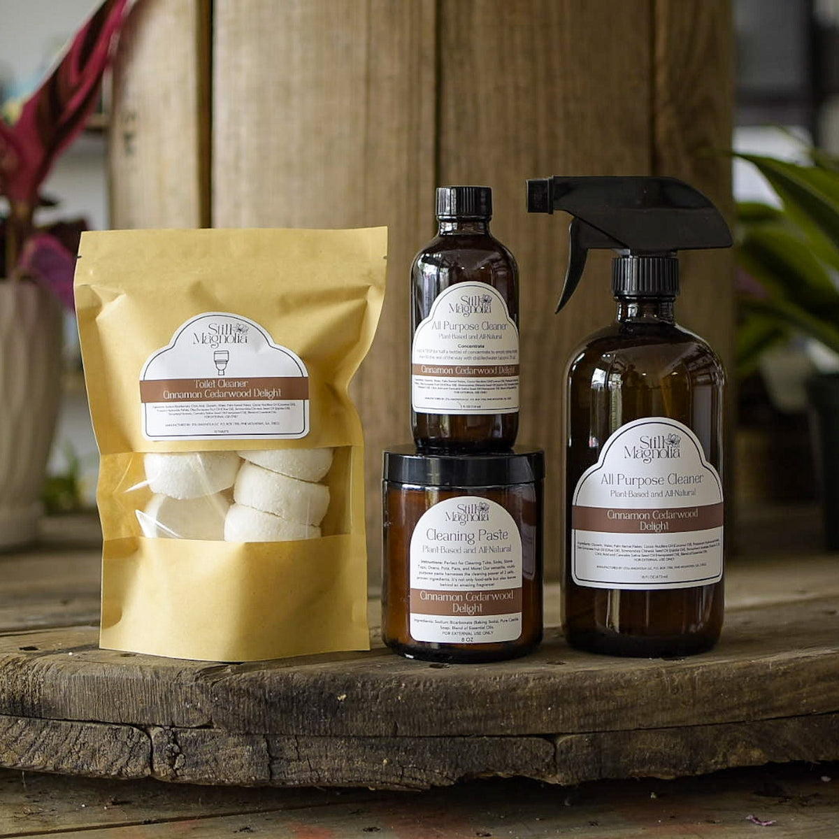 All-Purpose Cleaner Concentrate, Cinnamon Cedarwood by Still Magnolia, in use