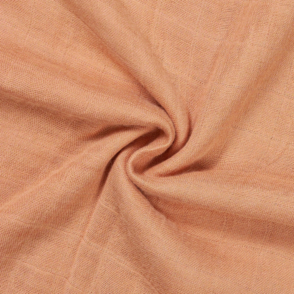 Baby Muslin Swaddle Blanket in Terra Cotta