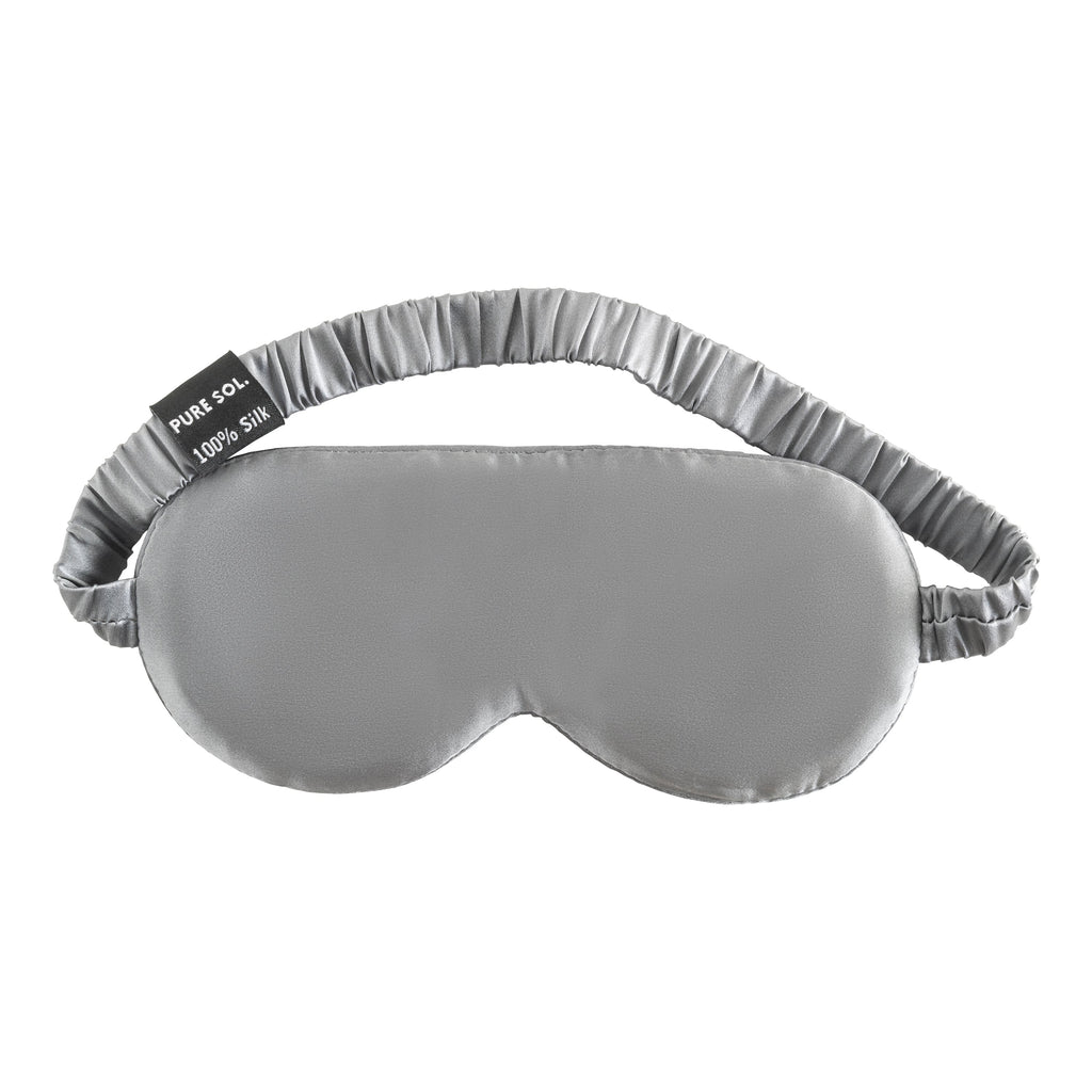 PURE SOL. Beauty Blissful Sleep 100% Mulberry Silk Sleep Eye Mask - Navy