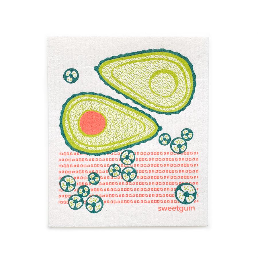 Swedish Dishcloth, Avocado
