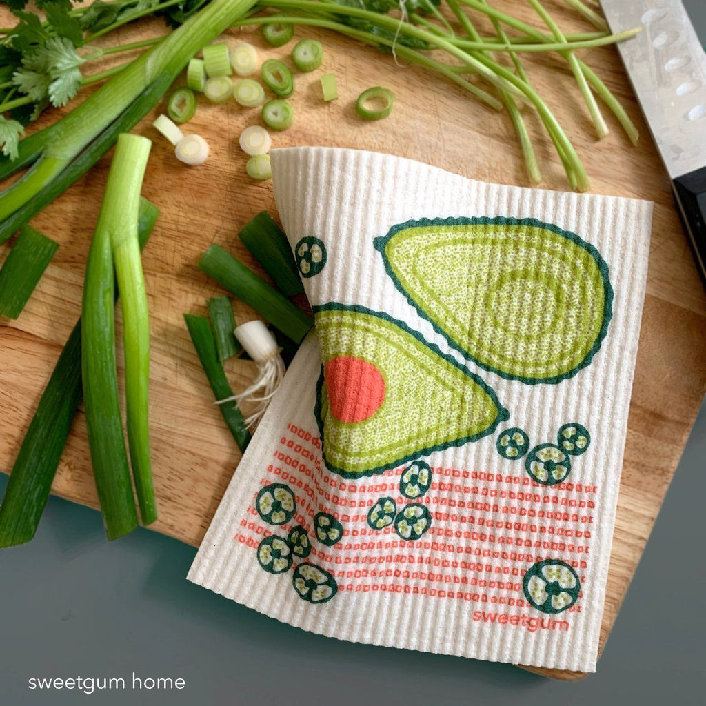 Swedish Dishcloth, Avocado