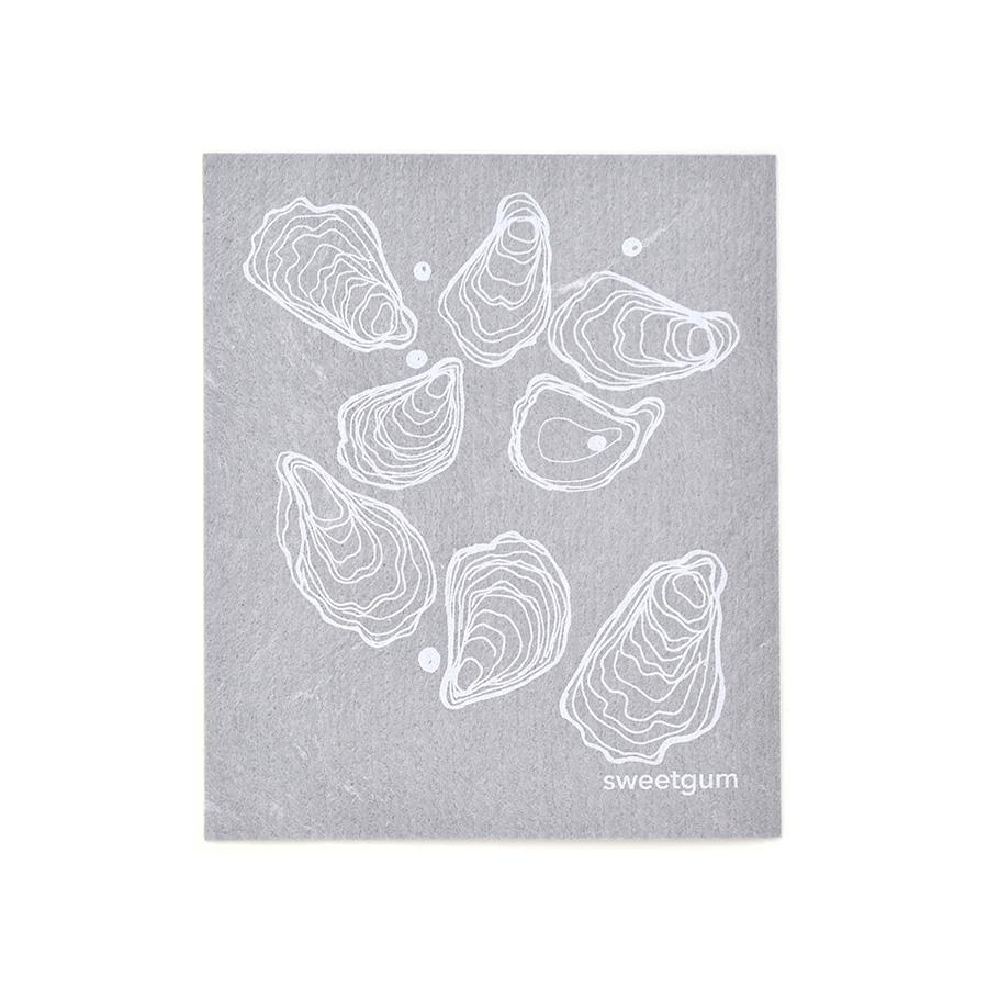 Swedish Dishcloths 3-pack, Lobster, Oysters and Whale by sweetgum home, packaging