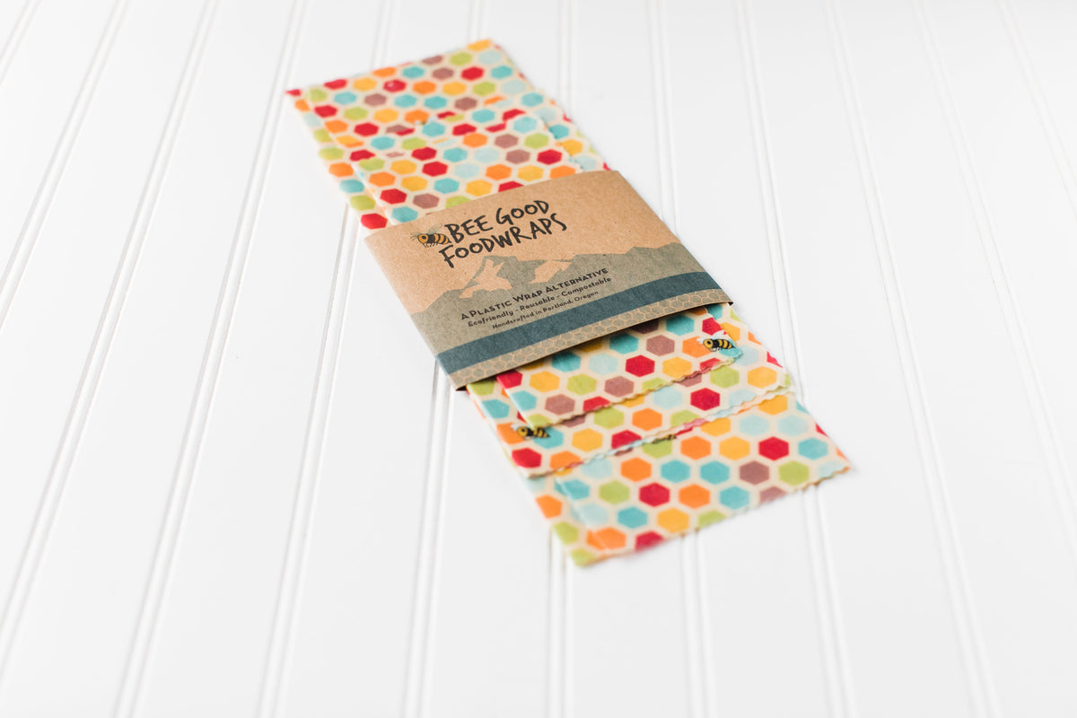 Beeswax Food Wraps, Honeycomb by Bee Good Wraps, packaging