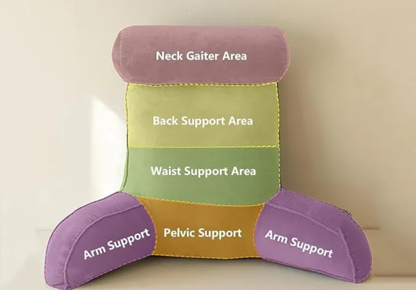 How to fluff the reading pillow after unpacking