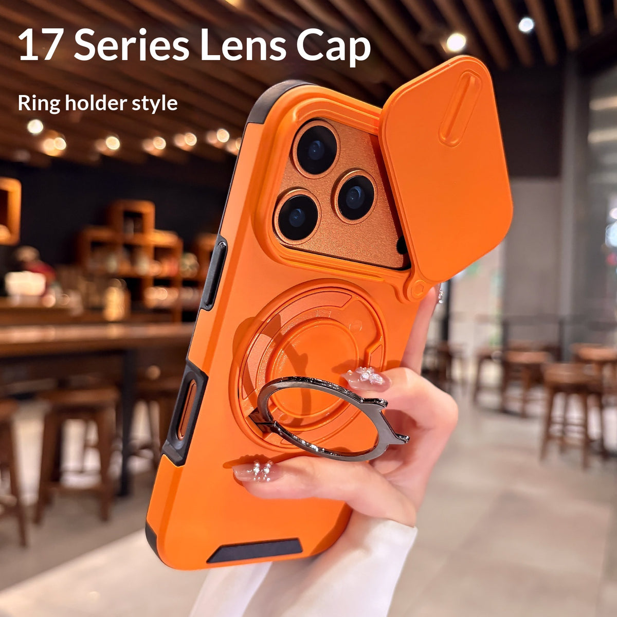 Kickstand case, stand open