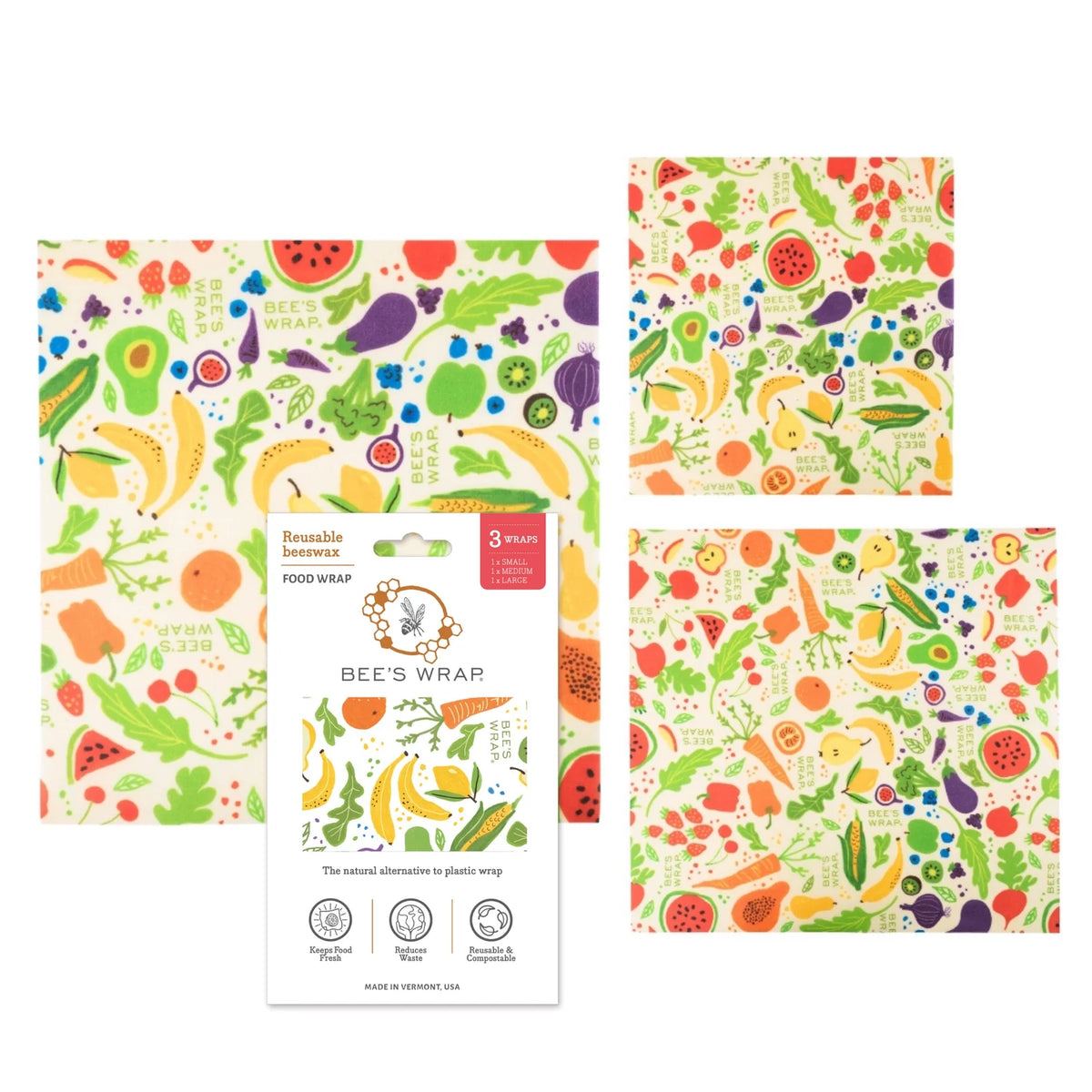 Beeswax Food Storage Packs by Rust & Cinder, in use