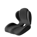 Black memory foam seat and back cushion