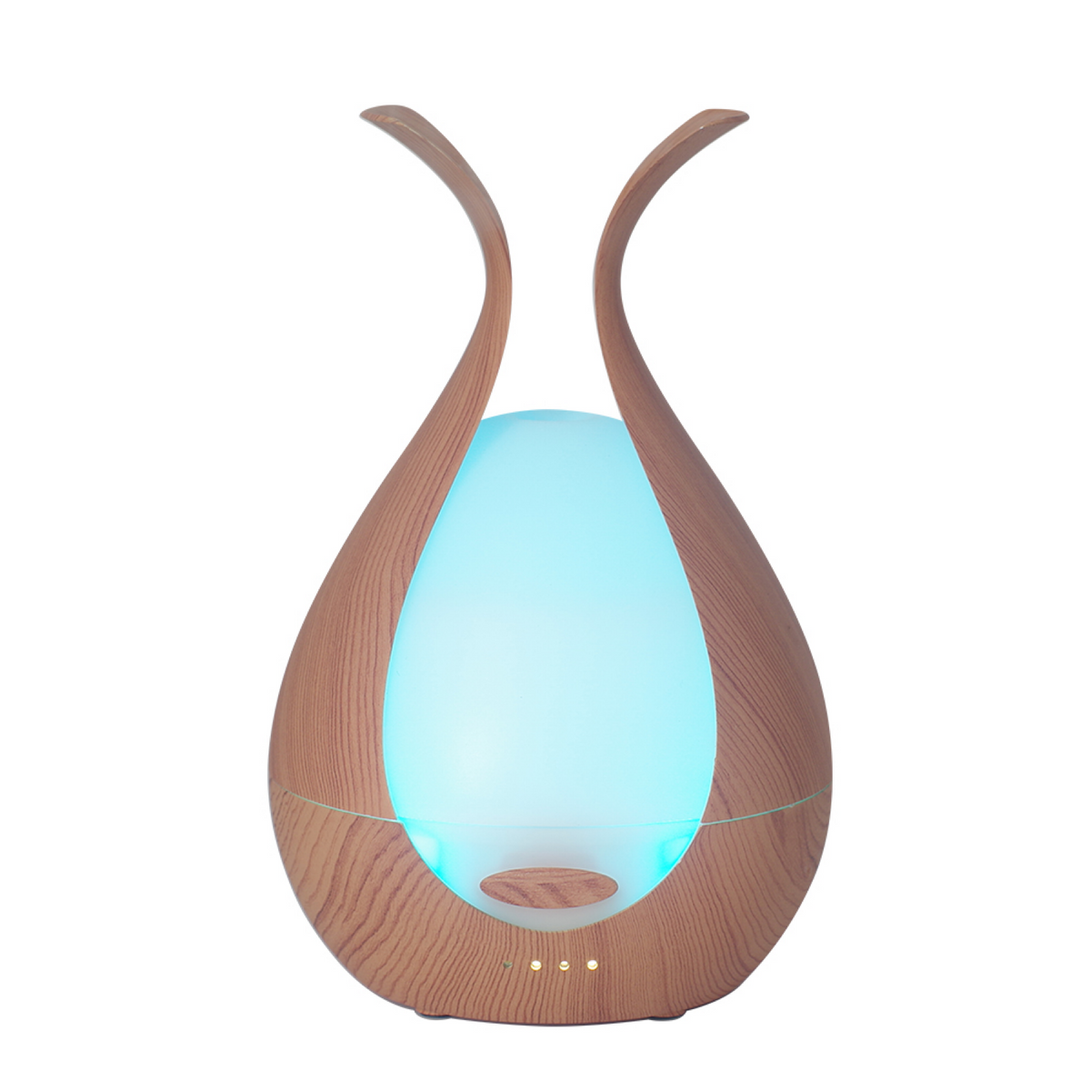 Timeless ultrasonic aroma diffuser in walnut finish