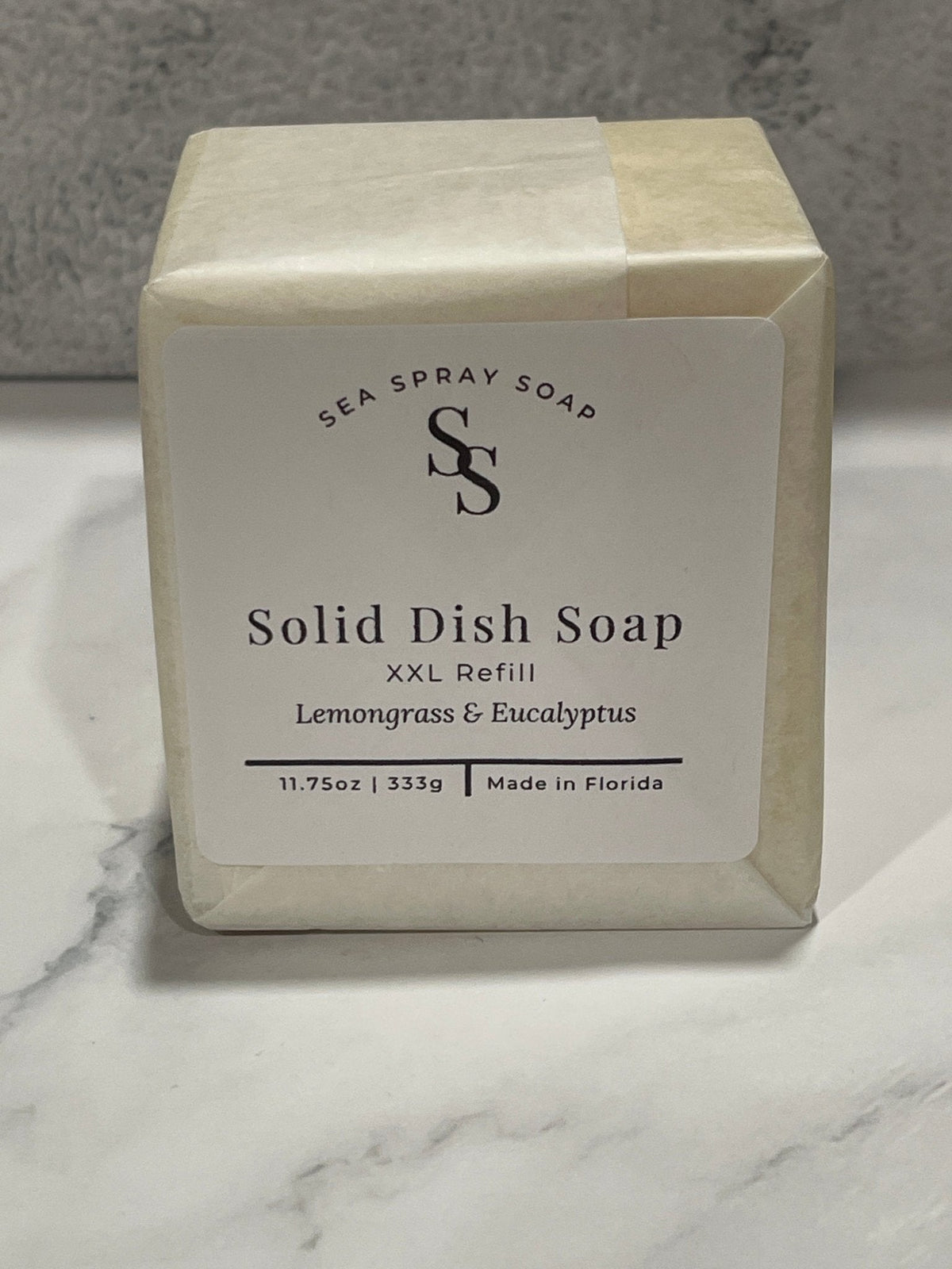 XXL Solid Dish Soap Bar, Fragrance-Free