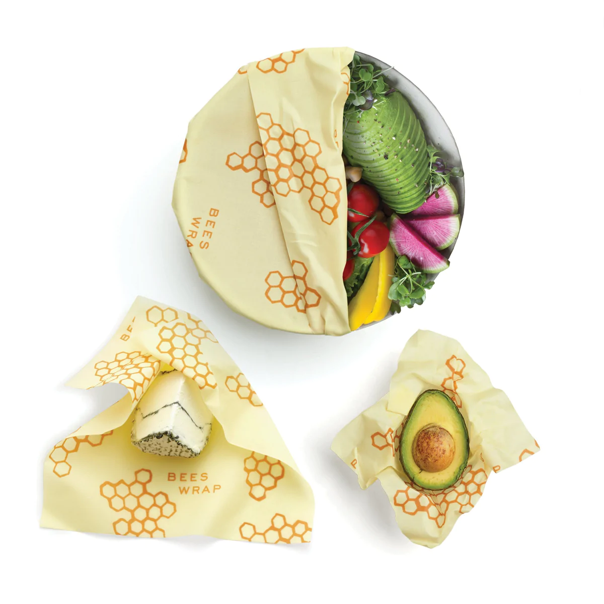 Beeswax Food Storage Packs by Rust & Cinder, detail