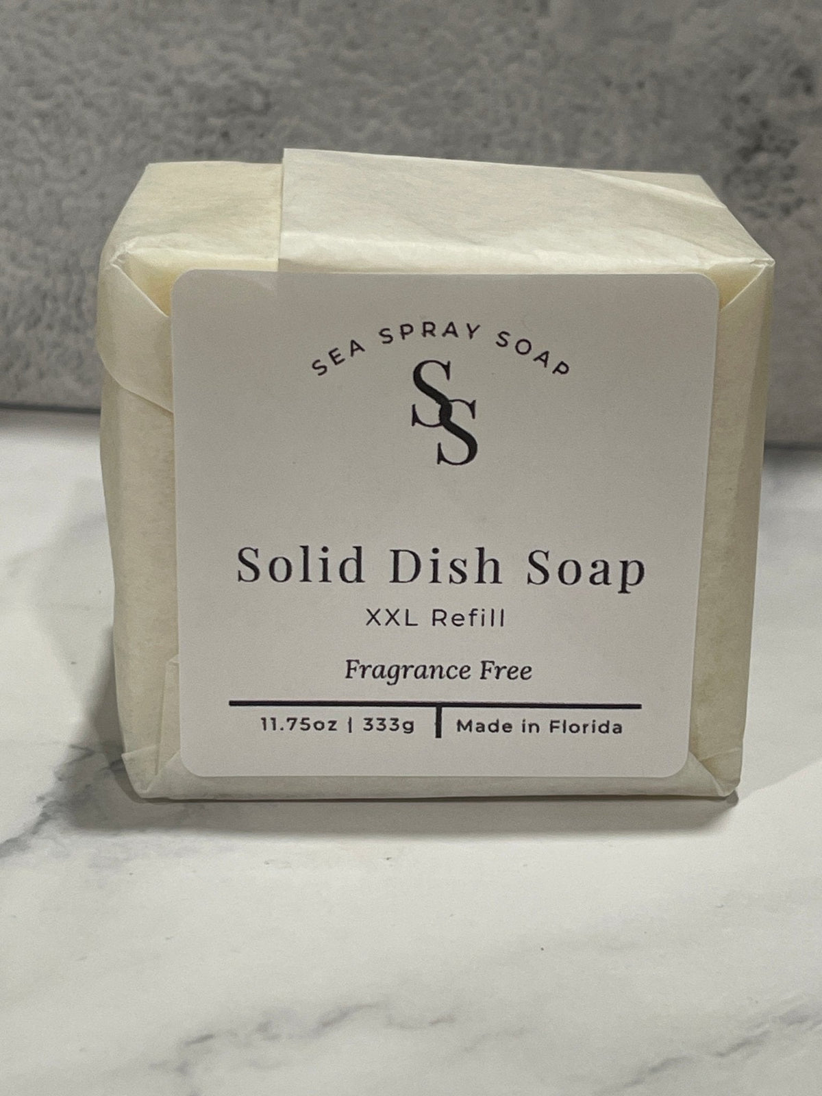 XXL Solid Dish Soap Bar, Fragrance-Free