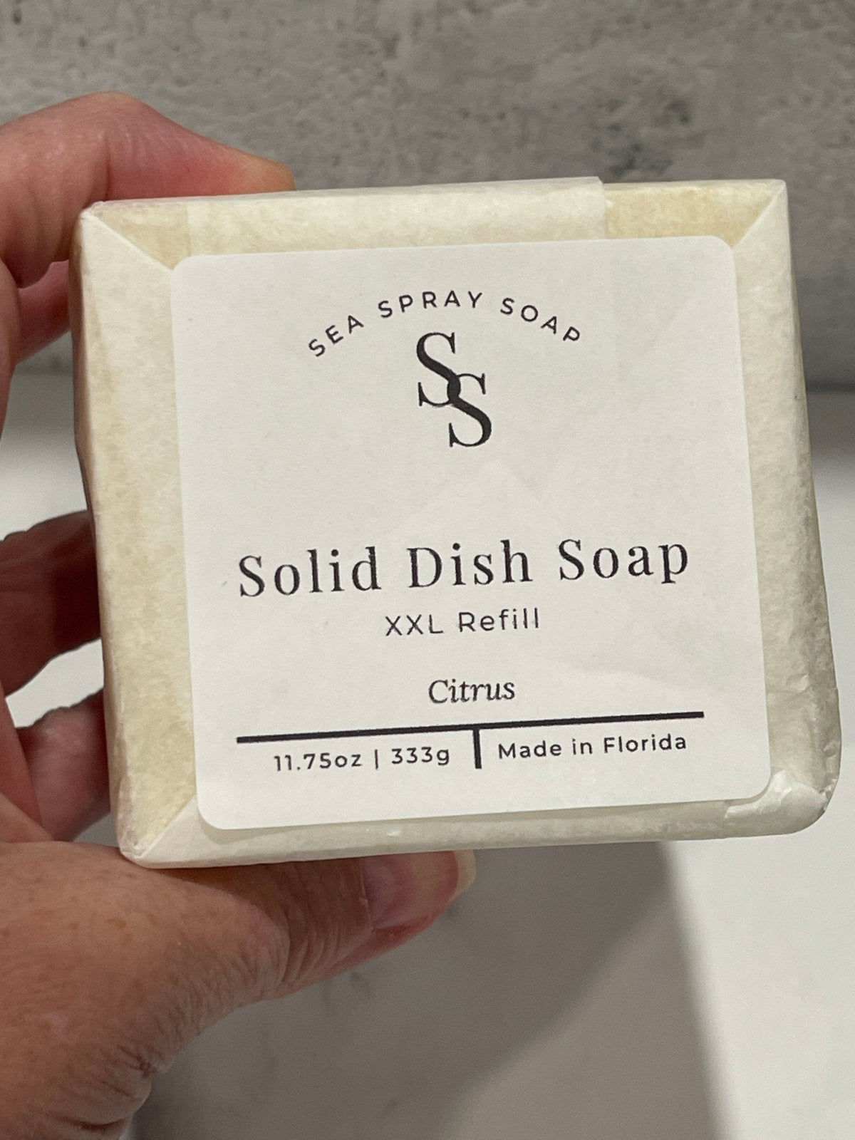 XXL Solid Dish Soap Bar, Fragrance-Free