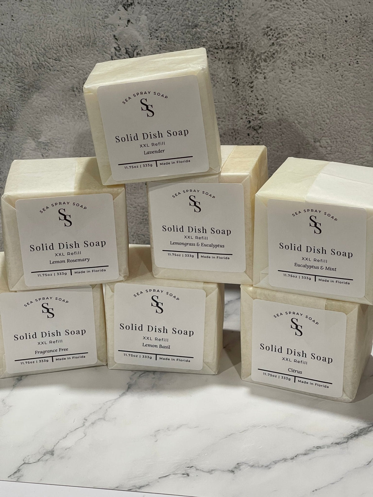 XXL Solid Dish Soap Bar, Fragrance-Free